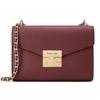 Rose Commuter Fashion Design Chain Leather Crossbody Shoulder Bag Medium Women Bags Burgundy 35S1GXOL2L-580
