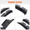 ABS Nero Per Chevrolet Corvette C6 2005-2013 Presa d'Aria Anteriore Cofano Auto Telaio Rivestimento Presa d'Aria Parafango Laterale Accessori di Ricambio per Auto