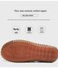 2026 Summer Men's Handmade Leather Slip-On Casual Driving Shoes (Large Size)