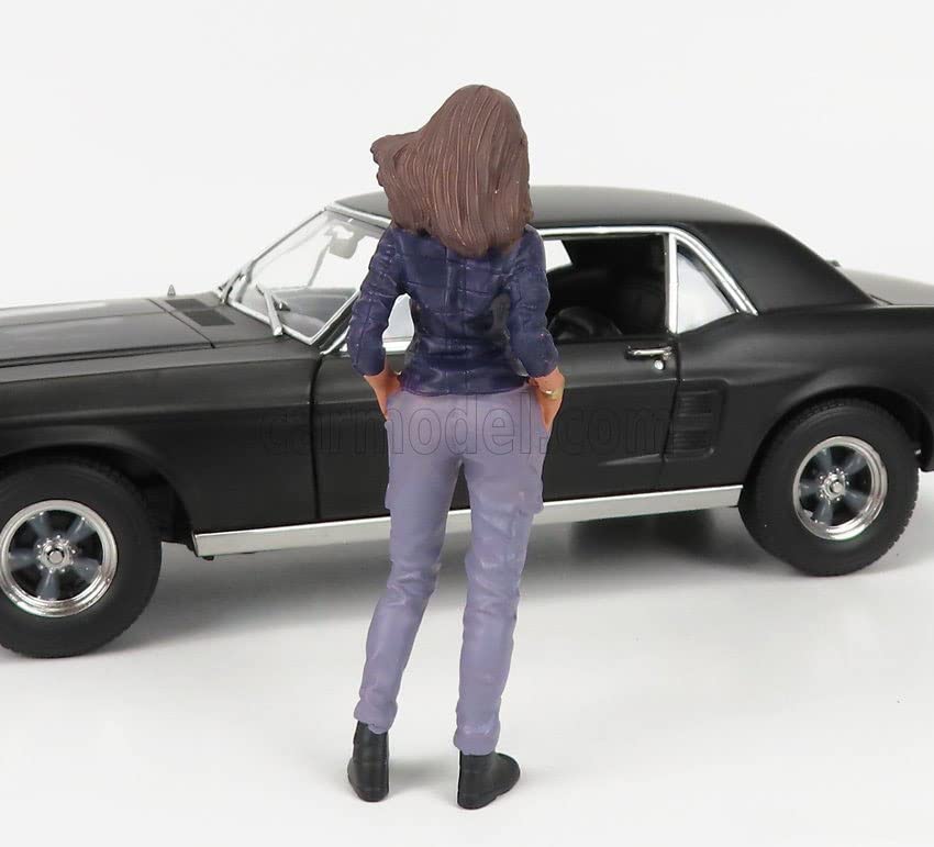 American Diorama Car Meet 3 Figure 5 American Diorama Car Meet 3 Figure Miniature 1/18 [Used]