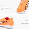 Puma Ultra Play Natural Grass Low Top Kids Football Shoes Kids Football Shoes Orange White 107233-01