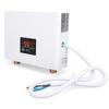 Water Heater 5500W   Lectric Tankless Water Heater Wall-Mounted with LED Display and Remote Control for Home RV Kitchen Bathroom, White