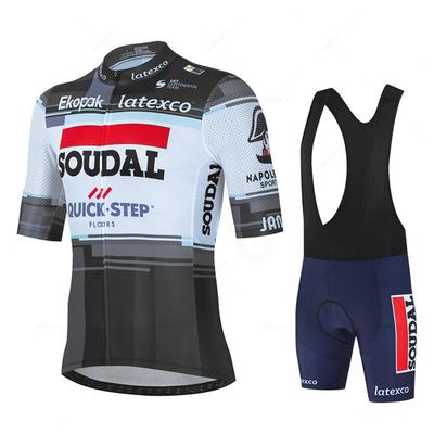 2026 Soudal Quick Step Abbigliamento Ciclistico Abbigliamento Bici da Strada Vestiti da Corsa Asciugatura Rapida Set Maglia da Bicicletta da Uomo Ropa Ciclismo Maillot Hombre