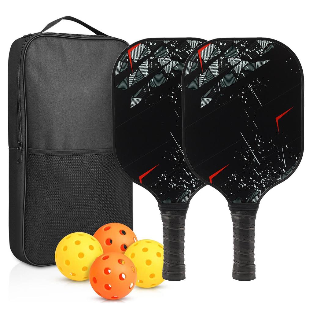 Pickleball-Schläger aus Kohlefaser-Wabenstruktur für Outdoor-Sportarten