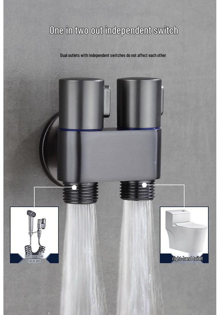 High-Pressure Bidet Valve & Sprayer for Toilet