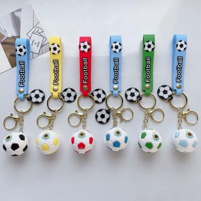 Creative Drip Glue Team Football Bag Car Keychain Accessories Gift Wholesale Kawaii Cute Personalized Gifts Y2k Fashion Anime