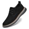 Plus Size Genuine Leather Business Casual Men Shoes Suede Leather Oxford Shoes For Men Flats Shoes