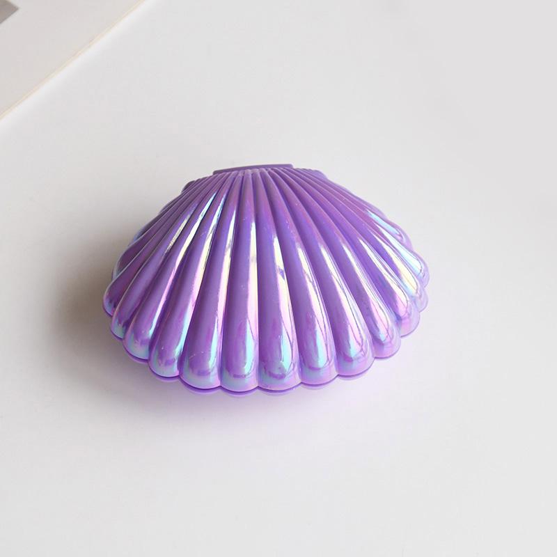 5pcs Shell Candy Gift Boxes Plastic Snack Cookie Jewelry Storage Box Kids Mermaid Birthday Party Favors Decor Wedding Supplies