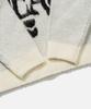 VASTIC Bone Graphic Brush Knit_White