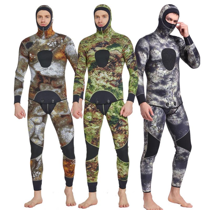 SBART Herren 3mm Zweiteiliger Speerfisch-Neoprenanzug
