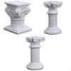 3x Roman Pillar Statue Pedestal Candlestick Stand Sculpture