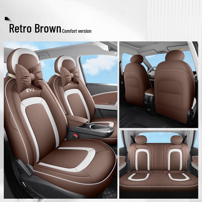 2024 JAC Yiwei 3 Full Leather Car Seat Cover, Four Seasons Universal, Full Surround Design