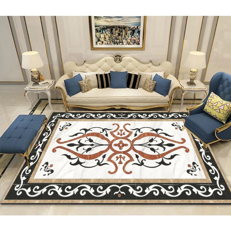 Marble Living Room Carpets Entrance Doormat Floor Mats Carpets Anti-Slip Bathroom Mat Rugs Balcony Rug