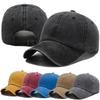 New Unisex Cap Plain Color Washed Cotton Baseball Cap Men & Women Casual Adjustable Outdoor Dad Hats