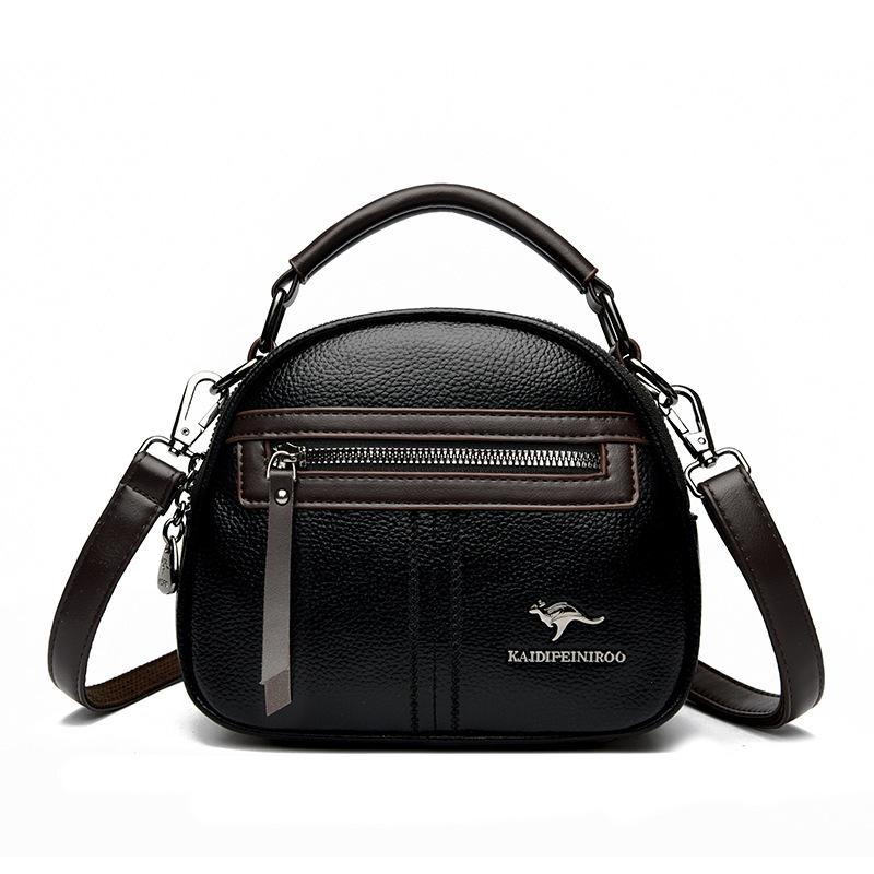 Multi-layered Women's Bag, Middle-aged Mother Bag, Cross-body Bag, Single-shoulder Handbag