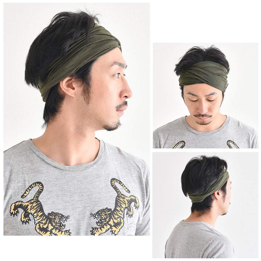 Charm Turban One Size Fits Black Hairband, Viscose, Arrangement, Headband, All,