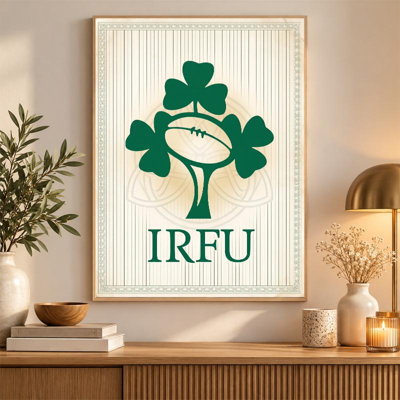 Ireland Rugby Diamond Painting Kit 5D Full Drill DIY Diamond Mosaic Wall Art Home Decor
