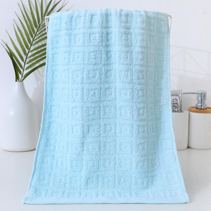 Embroidered Cotton Face Towel - Premium Thickened Gift with Logo