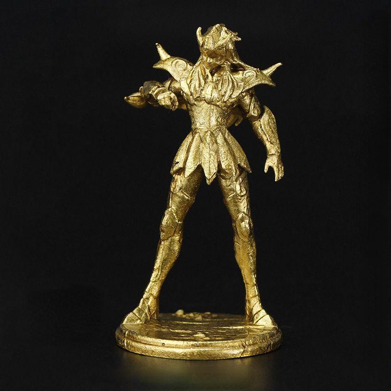 5cm Anime Saint Seiya Figures Metal Brass Zodiac Sign Soldier Model Toys Board Game Chess Pieces Ornaments Christmas Gift