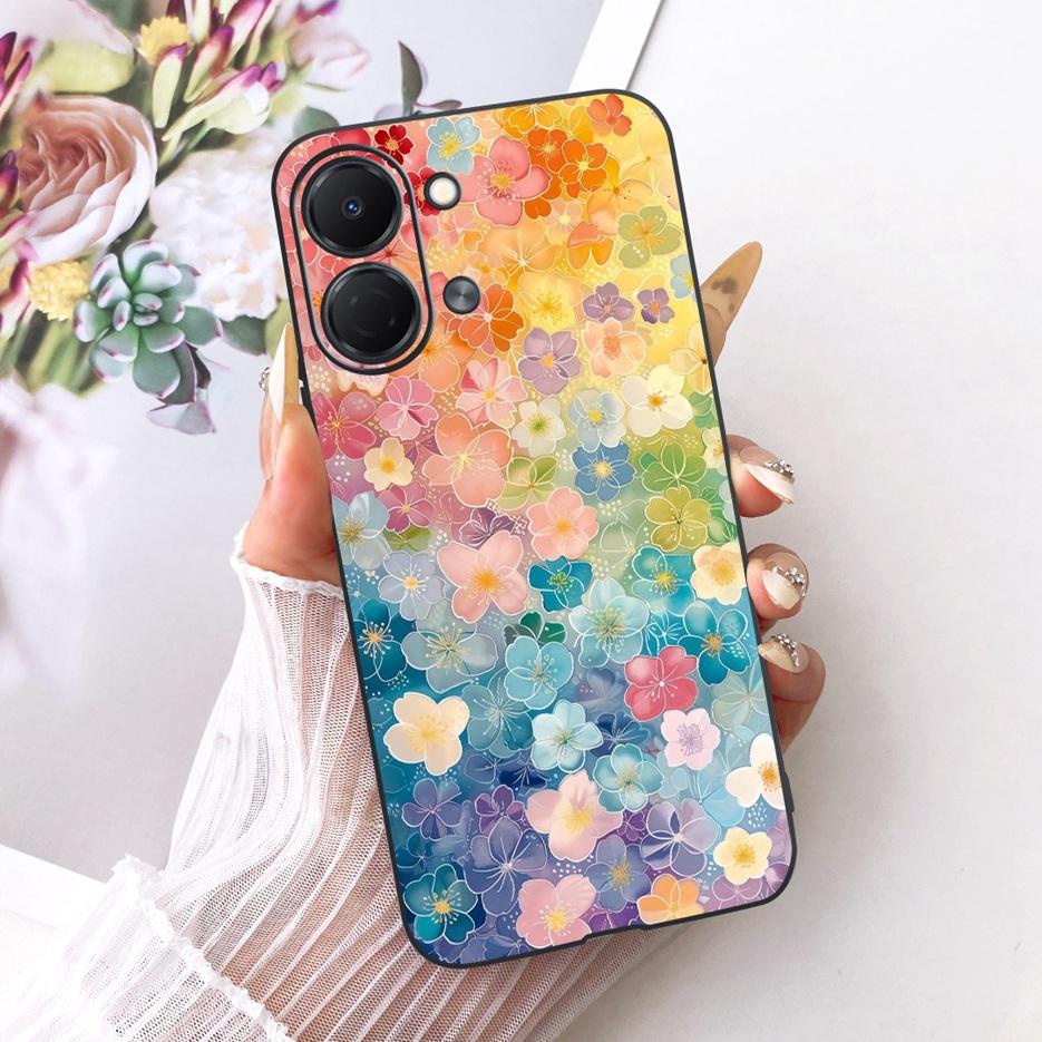 For Tecno Spark Go 3 Case KN3 Luxury Butterfly Painted Cover Soft TPU Phone Case For Tecno Spark Go 3 SparkGo3 Back Cover Fundas