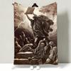 Artist GGustave DDore Throw Soft Warm Flannel Throw Blanket Multiuse for Sofa Bed Office Nap