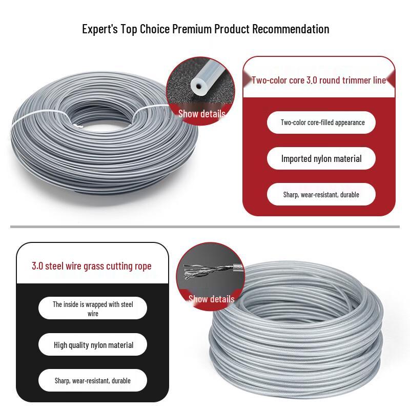 Lilang Hochleistungs-Trimmerfaden für Rasenmäher