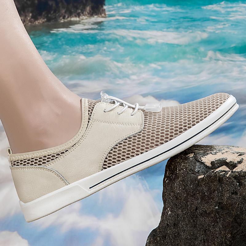 Модные мужские сетчатые повседневные туфли — фото 3