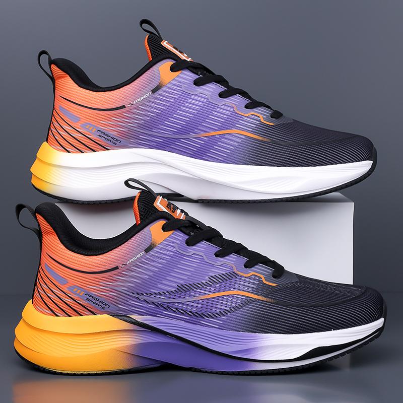 Men Soft Sole Breathable Casual Sport Sneakers Fashion Walking Shoes Sizes 38-46 for Travel Training Commuting and Everyday Wear