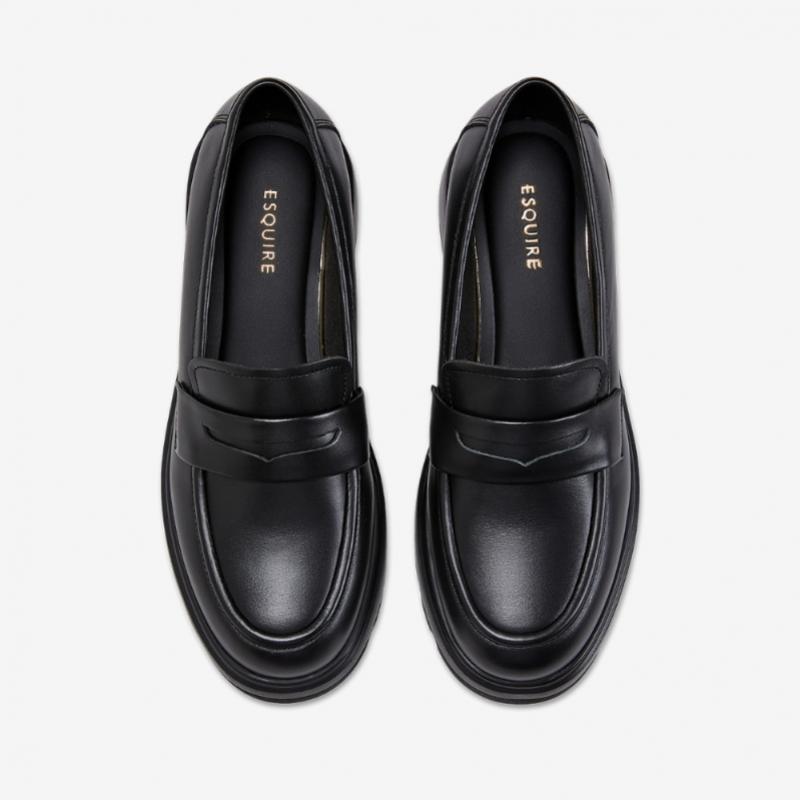 ESquire Women S baSic Platform loaferS Black