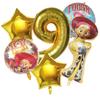 6pcs Toy Story Foil Balloons Buzz Lightyear Woody Birthday Party Decorations Kids Ballon Baby Shower Aluminum Film Balloon Round Sensory Compression