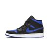 Air Jordan 1 Mid 'Black Hyper Royal' (Unisex) Royal Blue / White / Black Vintage Basketball Shoes 554724 068