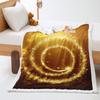 Meteor shower 2D digital printing thickened lamb wool crystal fleece blanket to map