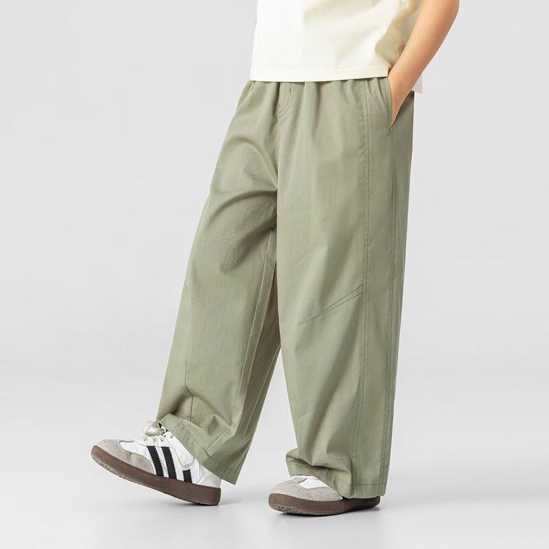 Boys' Summer Loose Fit Wide-Leg Casual Trousers