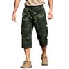 Herren Cargoshorts Leichte Outdoor-Sport Mehrere Taschen Arbeitskleidung Caprihosen Elastischer Bund Sommer Freizeit Arbeitshosen