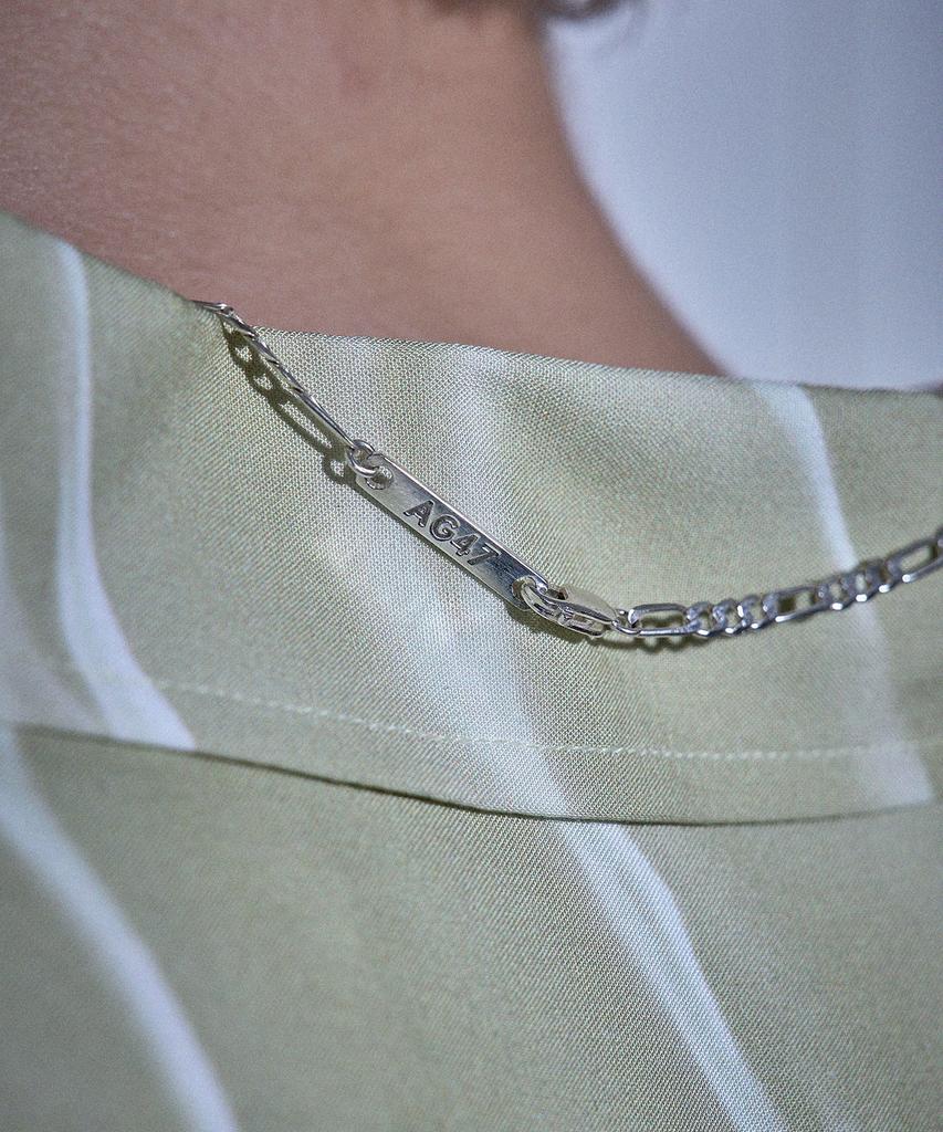 Ag47 N.È-N-21 Figaro Chain Necklace