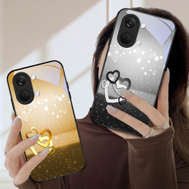 Warm and romantic love For OnePlus Nord CE 2T 2 3 Lite N20 N30 6T 7 7T 8 8T 9 10 Pro 11R 12R 13R Ace 2V 5 Pro Glass Phone Case