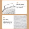 Stainless Steel Steaming Oil Draining Steaming Vegetable Cooking Mesh Frying Tempura Vegetable Draining Tabletop 22cm Basket, Plate, Basket, Basket,