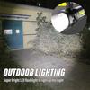 Portable LED COB USB Rechargeable Flashlight with Torch Waterproof Fishing Hunting Camping Work Flashlight Long-range Lighting