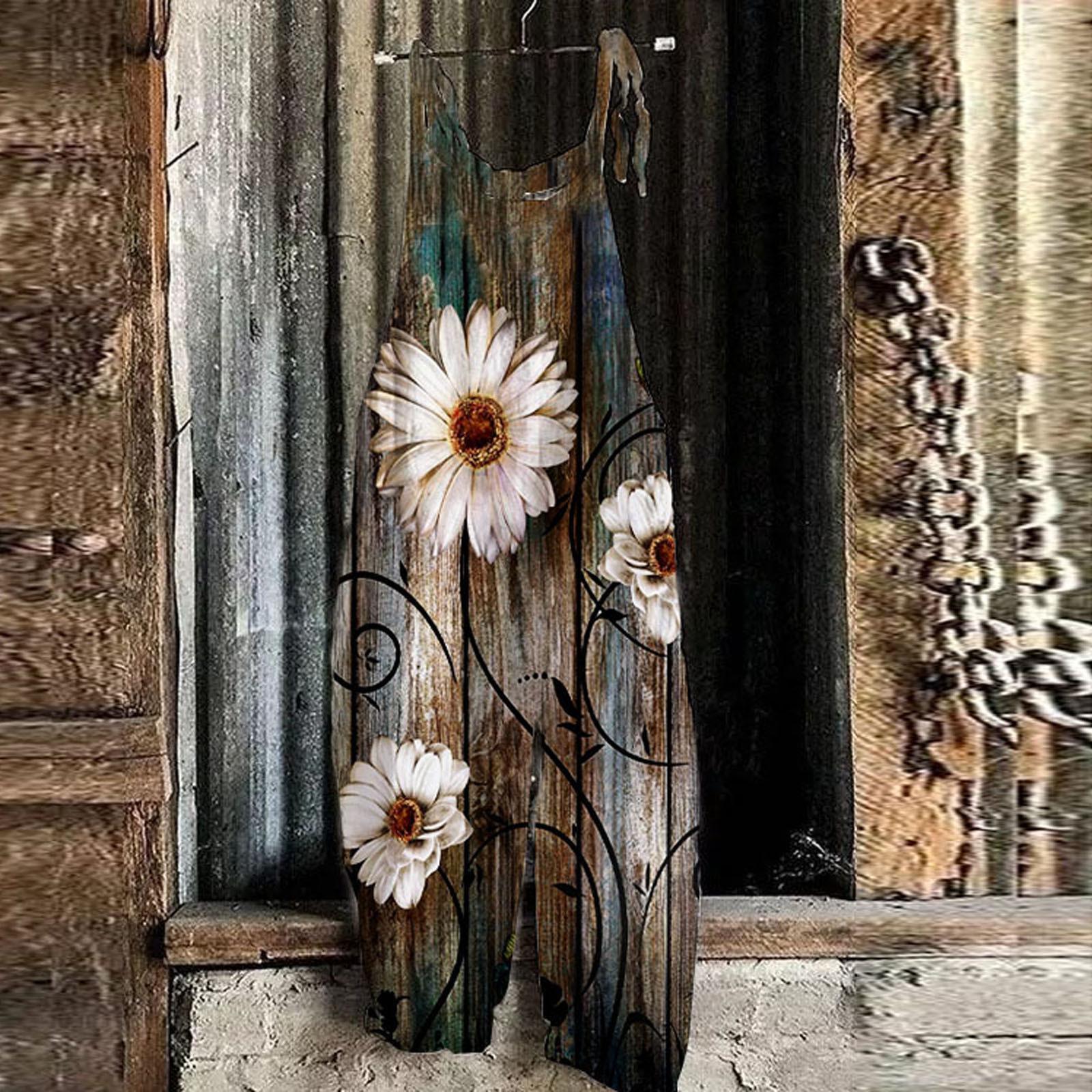 

Женский летний милый свободный повседневный комбинезон с принтом в стиле ретро и ремешками XXXL коричневый