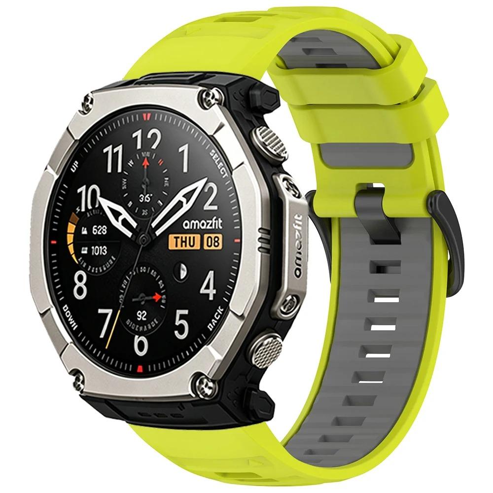 Quick Fit 20mm 22mm 26mm Silicone Strap for Amazfit T-Rex Ultra 2 51mm Outdoor Bracelet for Garmin Fenix 8/E/Tactix 8/Quatix 8