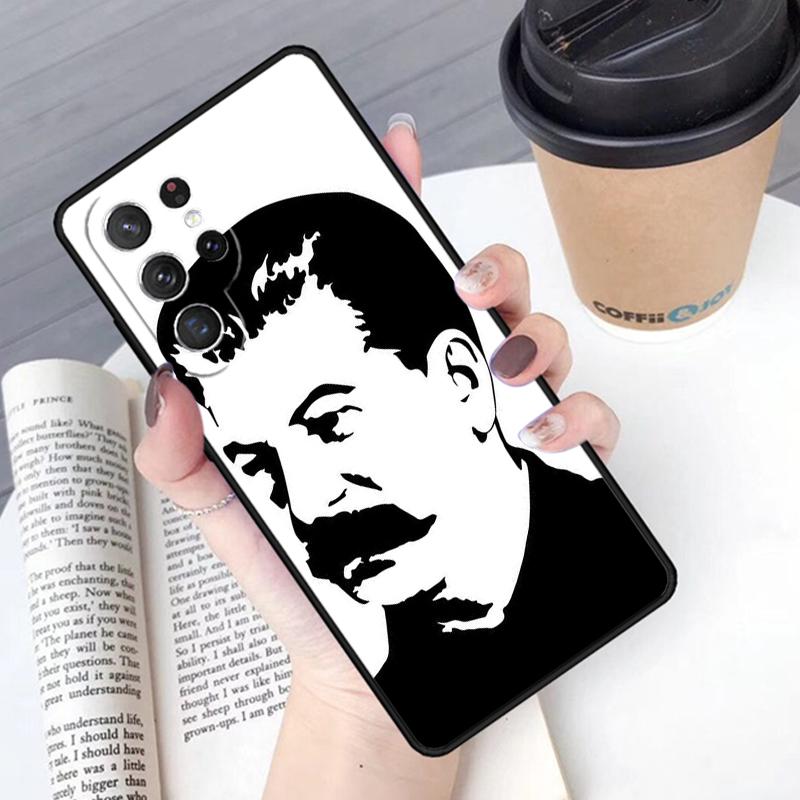Russian Commander Stalin phone case Cover For Samsung Galaxy S24 S25 Ultra S21 S22 Ultra S10E Note 10 Plus Note 20 FE S23
