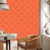 Geometric rhombus wallpaper peach for living room and bedroom 50x1000