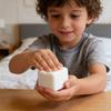 Slow-Rising Tofu Squeeze Toy Soft Moldable Fidget for Stress Relief Realistic Food-Shaped Decompression Gadget for Kids Adults