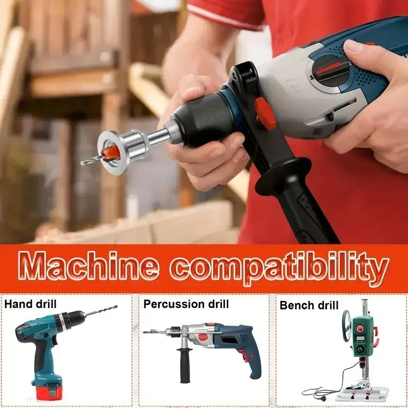 Adjustable Countersink Drill Bit Set with 8mm Shank - 2.8-4mm Sizes for Screw Heads (Durable, Quick-Release)