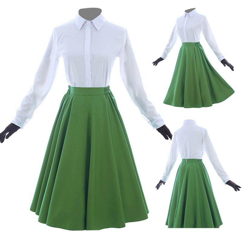 Evergarden Anime Violet Cosplay Costume Outfits Blouse Dress Gloves Set Uniform