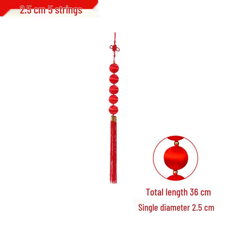 Silk Red Lantern String Decoration for New Year and Spring Festival