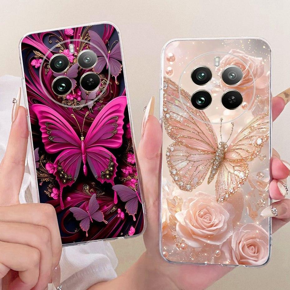 Cute Printing Phone Case For Realme 12 Pro+ / 12 Pro Soft Silicone TPU Cases For Realme 12Pro Plus 5G Covers Bumpers