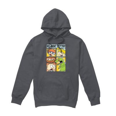 Rugrats Mens We Want Reptar! Comic Hoodie