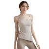Women's High-Grade Sports Vest with Chest Pads - Stylish Yoga Top for Pilates, Fitness, and Casual Wear