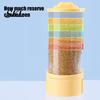 Dust-proof Bird Feeder Automatic Parrot Food Dispenser, No Mess Cage with Perch, Easy Clean Anti-Splash Pull-Out Drawer for Parakeets Budgies